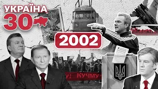 Україна 30. 2002 – Шахтар чемпіон, Лобановський, Скнилівська трагедія, Наша Україна