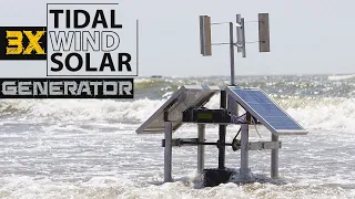 Tidal Energy Solar and Wind Power Generator | Sea Wave Power Generator