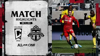 MATCH HIGHLIGHTS: Toronto FC at Columbus Crew | March 12, 2022