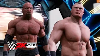 WWE 2K20 - Goldberg Vs Brock Lesnar - FULL MATCH