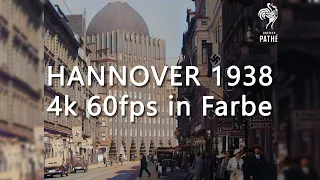 Hannover früher - 1938 - 4K in Farbe