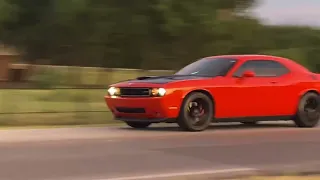 09 Challenger Srt8 6.1 Hemi 6-speed drive by’s and revs