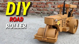 How To Make Cardboard RC Road Roller From Cardboard And Homemade ll DIY 🔥🔥