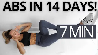 GET ABS IN 14 DAYS | Workout Challenge | No Equipment