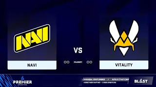 🔴  [ RU ]  NAVI vs Vitality  BO3  | BLAST Premier World Final 2021