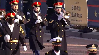 Inaugural parade travels to the White House