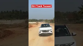 Hyundai Tucson Dirt Track Drive! #shorts #offroad #suv