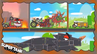 #lv27 Tank Game - Dora P9 level27 gladiator synthesis | Super tank rumble | cartoon about tanks