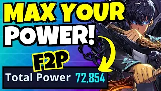 How To MAX Your POWER Efficiently!!! [Solo Leveling: Arise]