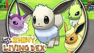 CRAZY LUCK! Getting ALL SHINY EEVEE EVOLUTIONS in POKEMON LET'S GO EEVEE and PIKACHU!