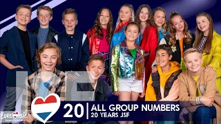 All JSF group numbers | 20 years JSF