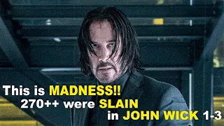 John Wick 1-3  Kill Count Scenes (270++ were slain)
