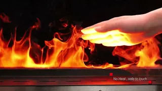 Electric 3D Cassette Water Vapor Fireplace | 3D Water Vapor Fireplace With Multicolor Idear