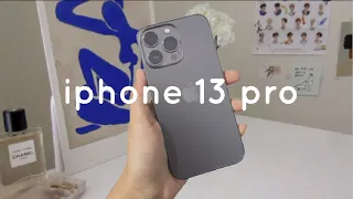 iphone 13 pro graphite + accessories unboxing