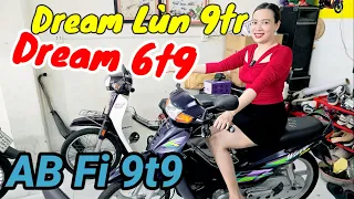 Chị Đẹp chơi lớn Dream 6t9 Dream Lùn siêu đẹp 9t AB Fi 9t9 Future 1 ở xe máy Nam An