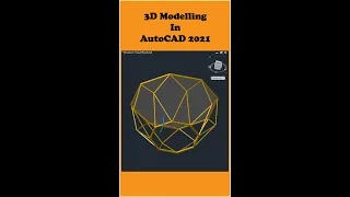 #AutoCAD #shorts #short video of 3d modelling in Autocad #autocad 3D #cad #3dmodellingautocad