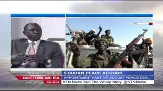 Bottomline East Africa Interview: The South Sudan Peace Accord, 12th February 2016