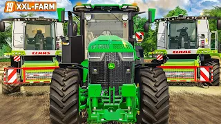 LS19 XXL Farm 2 #58: Ernte-Action auf dem Acker: Viele Maschinen auf dem Feld | FARMING SIMULATOR 19