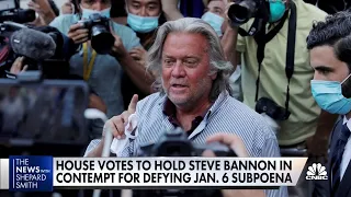 Will the Department of Justice proceed with prosecution against Steve Bannon?