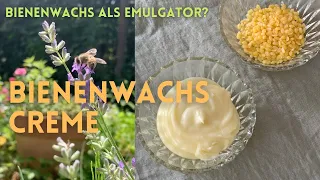 Bienenwachs-Creme selbst gemacht | Bienenwachs als Emulgator? | Körpercreme ganz natürlich