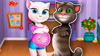 MEU TOM É O PAI DO FILHO DA TALKING ANGELA ? 😱 *gravidez da angela*