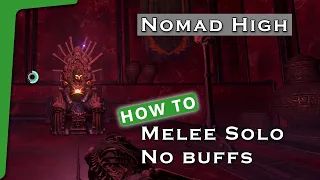 Nomad Hollow Halls - Solo Melee (no Buffs). All hidden rooms, Crypt Throne Receipe.