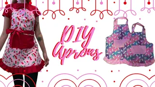 DIY Apron Tutorial - How to make an Apron from Scratch (Mommy Daughter Set)