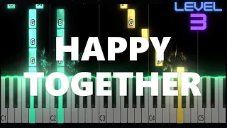 Happy Together - The Turtles - INTERMEDIATE Piano Tutorial