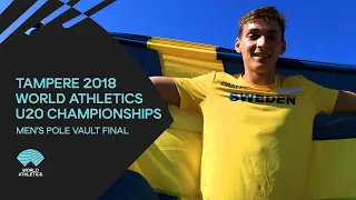 Men's Pole Vault - World Athletics U20 Championships Tampere 2018