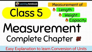 Class 5 Maths Chapter Measurement