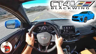 The 2023 Cadillac CT4-V Blackwing is Always Ready to Rip (POV Drive Review)