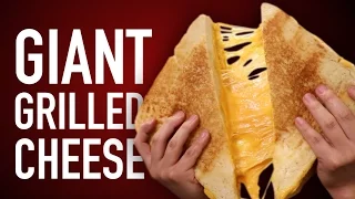 DIY GIANT GRILLED CHEESE