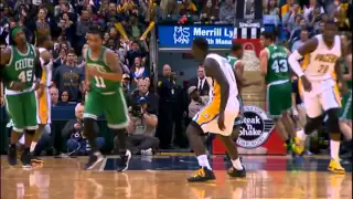 Lance Stephenson's Cross Puts Courtney Lee on the Floor