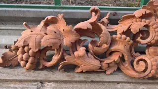 Wood carving in Baroque style.Резьба по дереву в стиле барокко. #woodcarving  #art #резьбаподереву