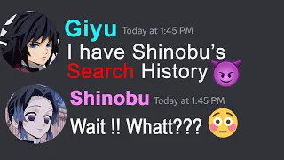 GIYU finds SHINOBU's Search History... | Demon Slayer