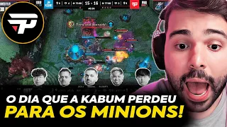 A REAÇÃO DOS JOGADORES da PAIN ao VER os MINIONS DANDO GG! MINERVA REAGE ao POR DENTRO da CALL