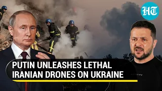 Putin Pounds Zelensky's Base Kyiv With Shahed Drones | Massive Russian Strikes Across Ukraine