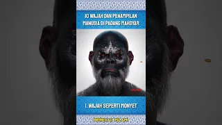 10 Penampilan dan Wajah Manusia Di Padang Mahsyar  #islam #shorts #akhirat