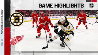 Bruins @ Red Wings 3/12 | NHL Highlights 2023