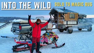 Surviving Alaska's Wilderness Alone - I Broke Through the Ice at the Famous INTO THE WILD Magic Bus