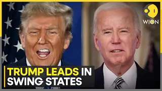 Donald Trump leads Joe Biden in 6 of 7 battleground states, poll finds | WION News