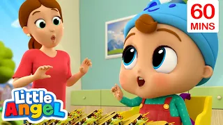 It's Dinner Time Song! | Little Angel Kids Songs & Nursery Rhymes | Fun Sing Along Songs