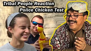 Tribal People React To Police Academy Recruits Must Try Not to Laugh to Pass the "Chicken Test"
