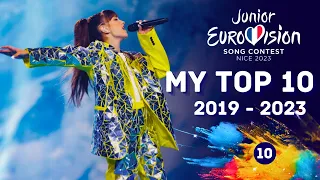 Junior Eurovision 2019 - 2023 | My Top 10 | All Time