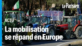 Italie, Belgique, Allemagne... la mobilisation des agriculteurs se répand en Europe