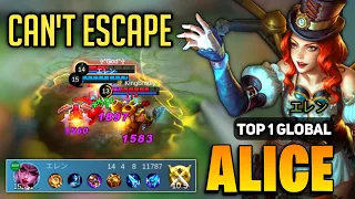 Alice Best Build 2023 [ Alice Gameplay Top 1 Global ] By エレン - Mobile Legends