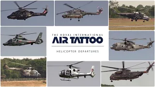 RIAT 2022 - Helicopter departures - Hind, Sokol, Sea Stallion.....