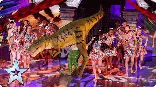 Will Bespoke Candi walk their dinosaur into the Final? | Semi-Final 4 | Britain’s Got Talent 2016