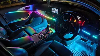 Audi A6 C7 | LED Bead Symphony Kit Ambient Light Install | RGB LED Car Interior Lights