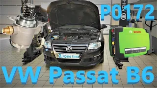 Volkswagen Passat B6 1.4 TSI 2010 - P0172 Богатая смесь